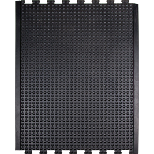 Anti-Fatigue Dome Matting, Bubbled, 3' x 4' x 1/2", Black, Rubber Quali-T-Solutions