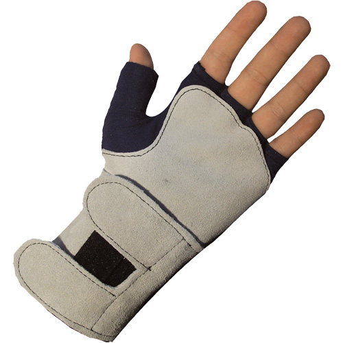 Anti-Impact Glove With Wrist Support, Large, Synthetic Palm, Slip-On Cuff Quali-T-Solutions