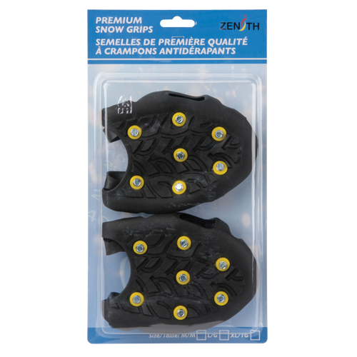Heavy-Duty Anti-Slip Ice Cleats, Steel, Stud Traction, Medium Quali-T-Solutions