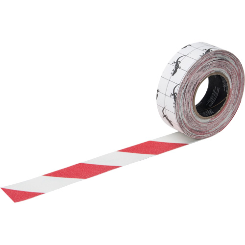 Premium Anti-Skid Tape, 2" x 60', Red & White Quali-T-Solutions