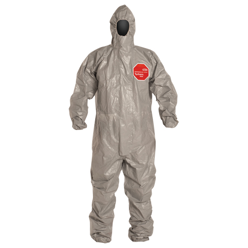 Tychem&reg; 6000 Coveralls, X-Large, Grey Quali-T-Solutions