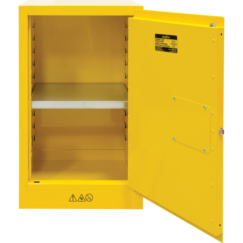 Armoire pour produits inflammables, 12 gal., 1 Porte(s), 23" La x 35" h x 18" p Quali-T-Solutions
