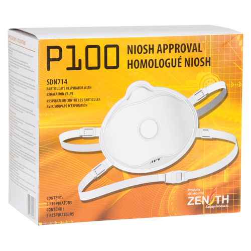 Particulate Respirator, P100, NIOSH Certified, Medium/Large Quali-T-Solutions