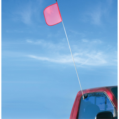 Safety Whip&reg; Light-Duty Whips, Window Mount, 5' High, Orange Quali-T-Solutions
