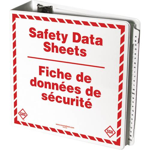 Reliures pour fiches de donn&eacute;es de s&eacute;curit&eacute; Quali-T-Solutions