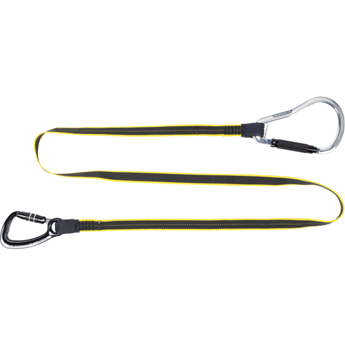 Heavy Duty Rail Tool Lanyard, Fixed Length, Dual Carabiner Quali-T-Solutions