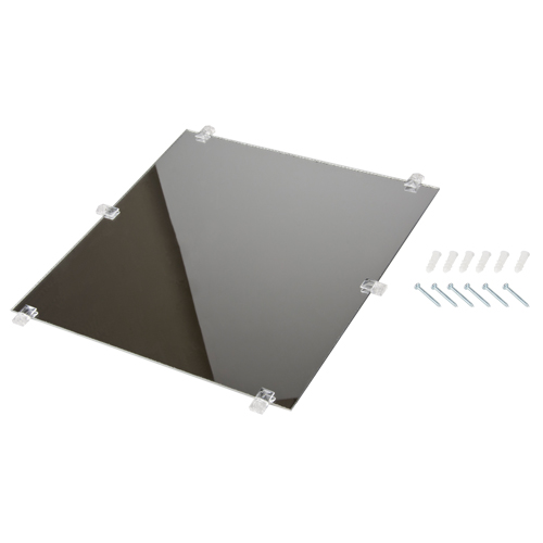 Flat Mirror, 18" H x 30" W, Unframed Quali-T-Solutions