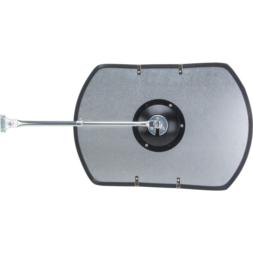 Roundtangular Convex Mirror with Telescopic Arm, 12" H x 18" W, Indoor/Outdoor Quali-T-Solutions
