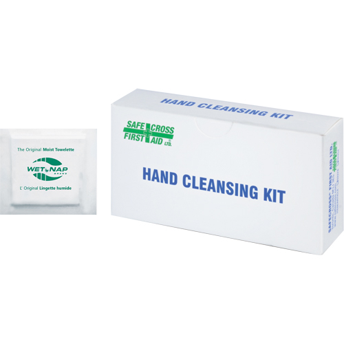 Lingettes humides nettoyantes pour les mains, Serviette Quali-T-Solutions