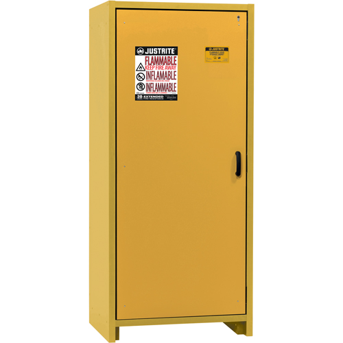 30-Minute EN Safety Storage Cabinet, 30 gal., 1 Door, 34.02" W x 76.65" H x 24.21" D Quali-T-Solutions