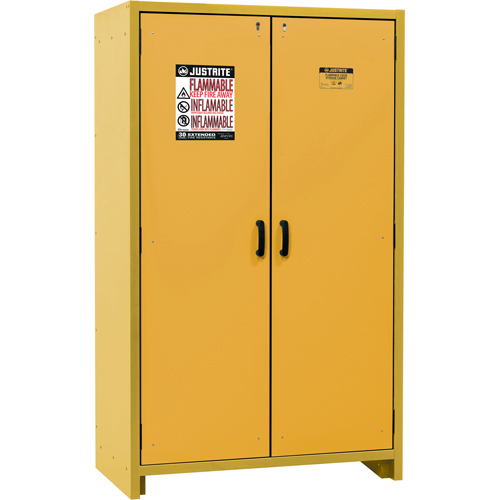 30-Minute EN Safety Storage Cabinet, 45 gal., 2 Door, 45.83" W x 76.65" H x 24.21" D Quali-T-Solutions