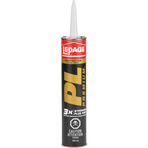 Adh&eacute;sif PL Premium de LePage, 825 ml, Cartouche Quali-T-Solutions