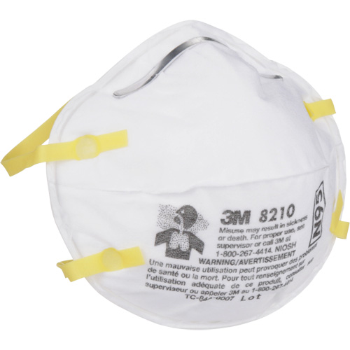 8210 Particulate Respirators, N95, NIOSH Certified Quali-T-Solutions