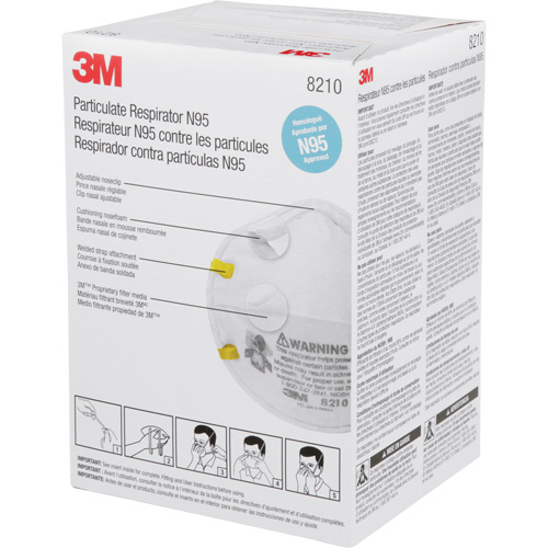 8210 Particulate Respirators, N95, NIOSH Certified Quali-T-Solutions