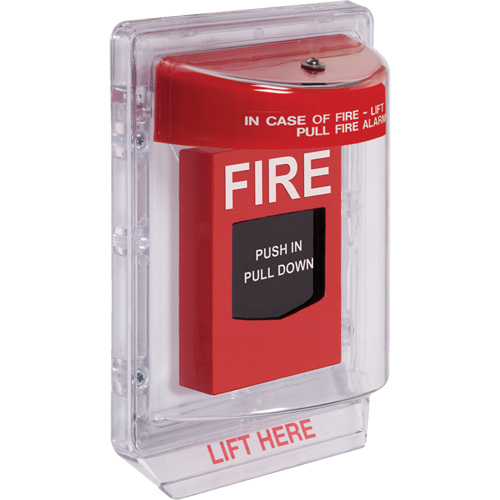 Couvercles pour alertes d'incendie - couvercles pour alertes int&eacute;rieures Stopper II, Encastr&eacute; Quali-T-Solutions