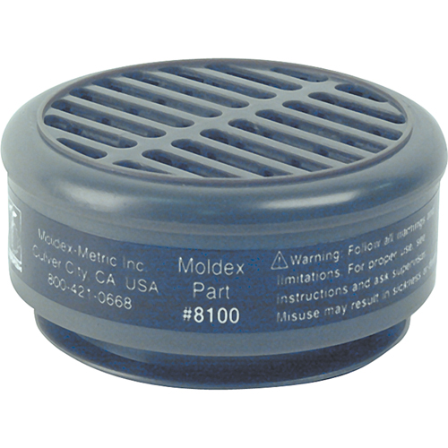 8000 Series Replacement Cartridges, Gas/Vapour Cartridge, Organic Vapour Quali-T-Solutions