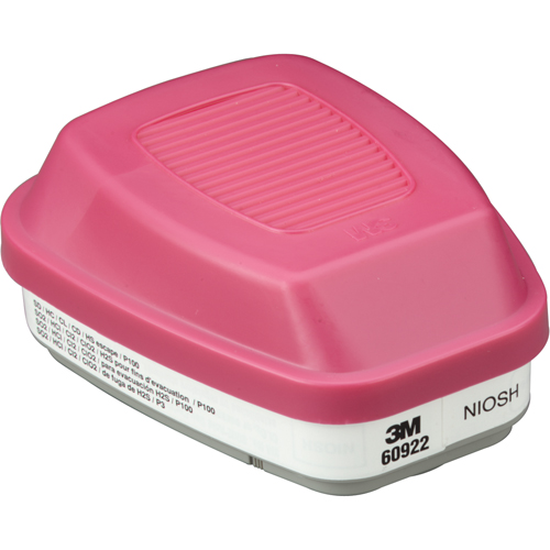 6000 Series Respirator Cartridges, Gas/Vapour Cartridge, Acid Gas/P100 Quali-T-Solutions