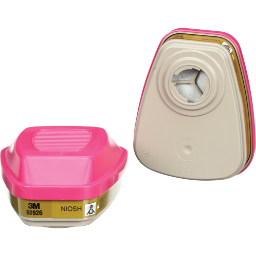 6000 Series Respirator Cartridges, Gas/Vapour Cartridge, Multi-Gas/Vapour/P100 Quali-T-Solutions