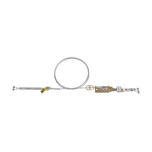 Syst&egrave;me de corde de sauvetage horizontal Sayfline DBI-SALA, C&acirc;ble galvanis&eacute; Quali-T-Solutions