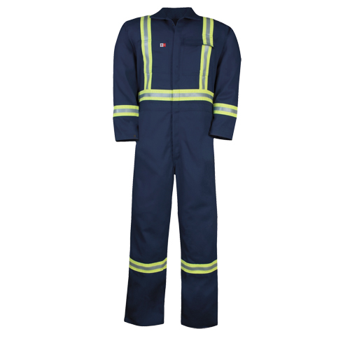 Westex UltraSoft&reg; Unlined Coveralls, Size 34/36, Navy Blue, 12.4 cal/cm2 Quali-T-Solutions