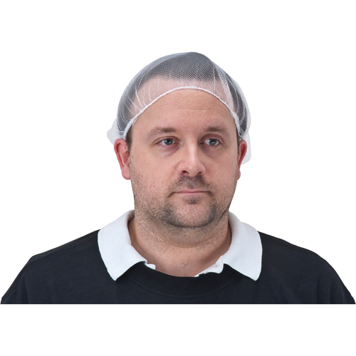 Filets pour cheveux, Nylon, 18", Blanc Quali-T-Solutions