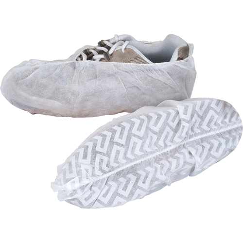 Couvre-chaussures, T-Grand, Polypropyl&egrave;ne, Blanc Quali-T-Solutions