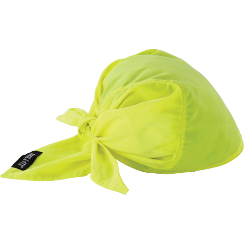 Chill-Its&reg; 6710CT Cooling Triangle Hats, High Visibility Lime-Yellow Quali-T-Solutions
