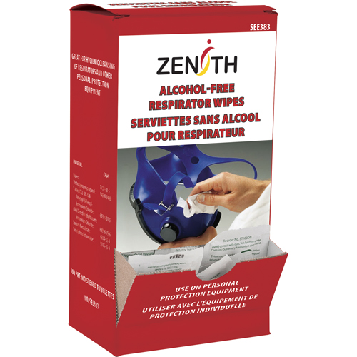 Lingettes nettoyantes pour respirateurs et EPI, Lingettes Quali-T-Solutions