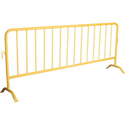 Barri&egrave;re portative, Emboîtables, 102" lo x 40" h, Jaune Quali-T-Solutions