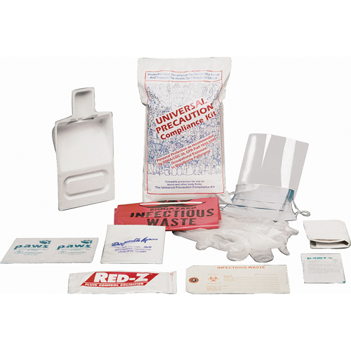 Fluid Spill Clean-Up Kit, Hazmat, Bag, None Absorbancy Quali-T-Solutions