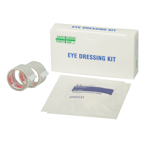 Trousse de pansements (2 tampons & ruban), Oculaire, Classe 1 Quali-T-Solutions