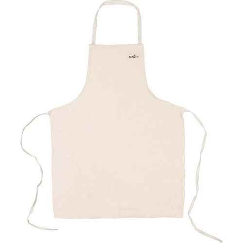 Apron, Cotton, 36" L x 29" W, Natural Quali-T-Solutions