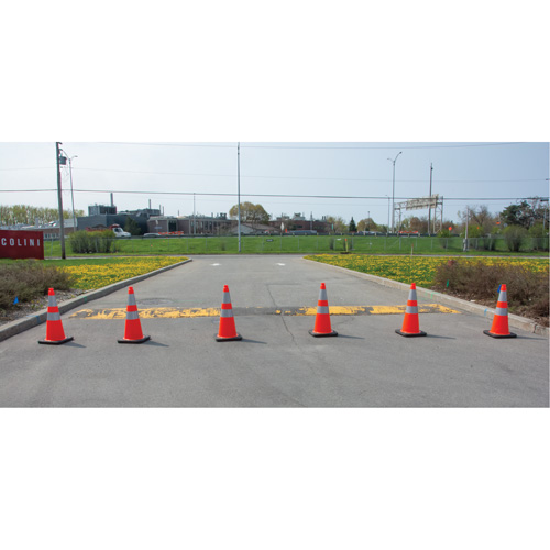 Traffic Cone, 28", Orange, 4" & 6" Reflective Collar(s) Quali-T-Solutions