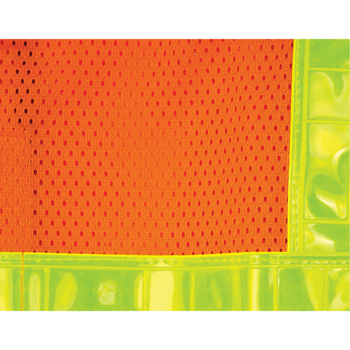 Veste de s&eacute;curit&eacute; pour la circulation d&eacute;tachable en cinq points, Orange haute visibilit&eacute;, Moyen, Polyester Quali-T-Solutions