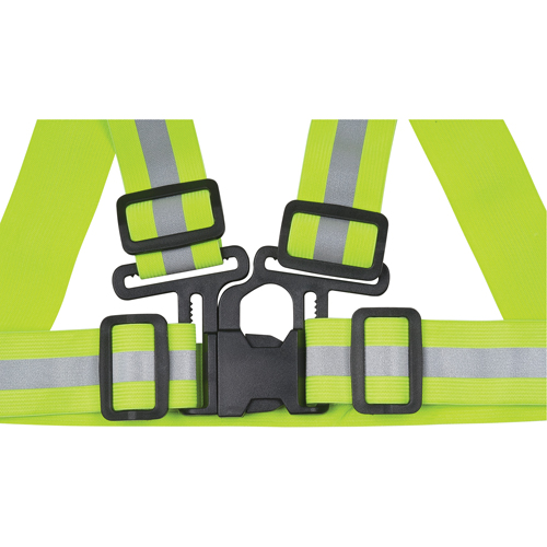 Harnais de s&eacute;curit&eacute; d'usage standard, Jaune lime haute visibilit&eacute;, Couleur r&eacute;fl&eacute;chissante Argent, Moyen Quali-T-Solutions