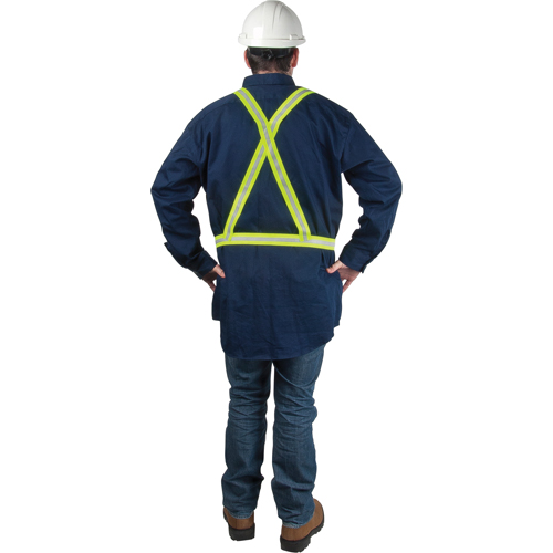 Harnais de s&eacute;curit&eacute; d'usage standard, Jaune lime haute visibilit&eacute;, Couleur r&eacute;fl&eacute;chissante Argent, Moyen Quali-T-Solutions