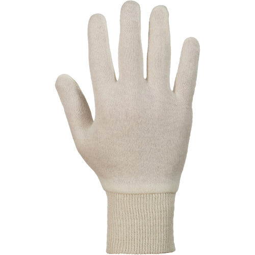Gants tricot&eacute;s Superior ML80K, Taille unique, Blanc, Non doubl&eacute;, Poignet en tricot Quali-T-Solutions