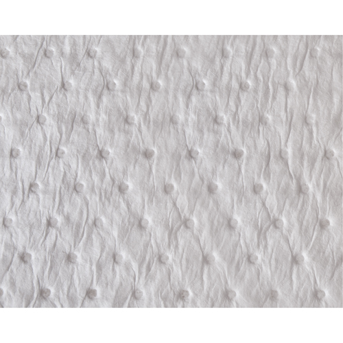Feuilles absorbantes en fibres fines de premi&egrave;re qualit&eacute;, Huile seulement, 15" x 17", 25 gal. d'absorption Quali-T-Solutions