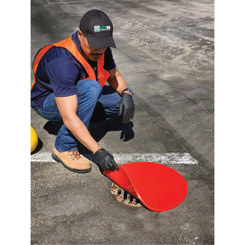 Tapis pour drain Ultra-Drain Seals, Circulaire, 20" dia. Quali-T-Solutions