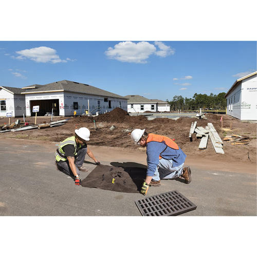 Ultra-Drain Guard&reg; Catch Basin Insert, Trash & Debris, 48" L x 36" W Quali-T-Solutions