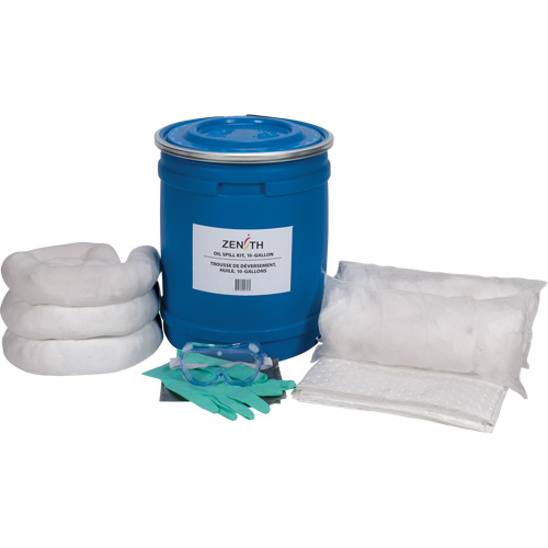 Truck Spill Kit, Oil Only, Drum, 10 US gal. Absorbancy Quali-T-Solutions