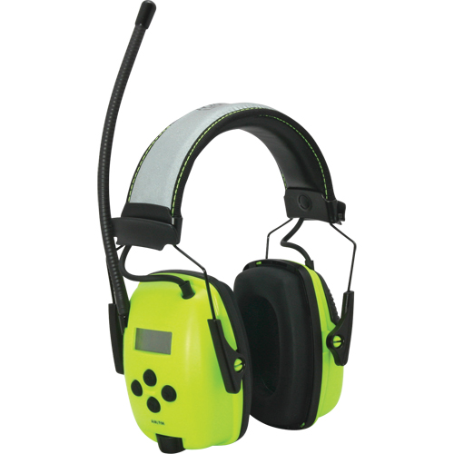 Howard Leight Sync Radio Hi-Visibility Earmuffs, Headband Style, 25 dB Quali-T-Solutions