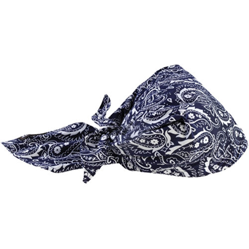 Bandeaux en triangle 6710CT de refroidissement en tissu de serviette Chill-Its, Bleu Quali-T-Solutions