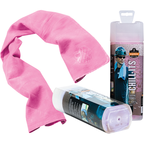 Chill-Its&reg; 6602 Cooling Towels, Pink Quali-T-Solutions