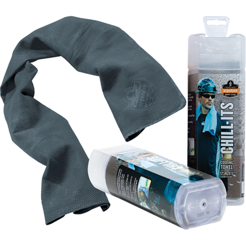 Chill-Its&reg; 6602 Cooling Towels, Grey Quali-T-Solutions