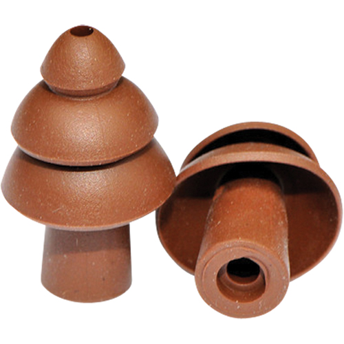 BattlePlugs&reg; Earplugs Replacement Tip, Uncorded, Bulk - Polybag, 24 dB NRR, Large Quali-T-Solutions