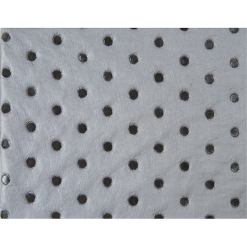 Industrial-Grade Fine Fibre Sorbent Pads, Universal, 15" x 17", 40 gal. Absorbancy Quali-T-Solutions