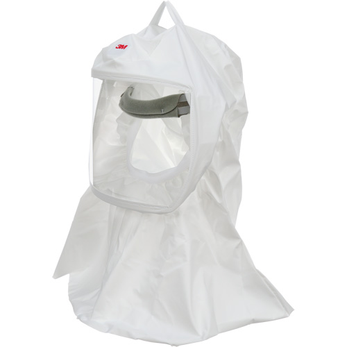 Cagoule Versaflo de haute durabilit&eacute; avec coiffe int&eacute;gr&eacute;e, Grand/Moyen, Coiffe souple, Bavette Simple Quali-T-Solutions