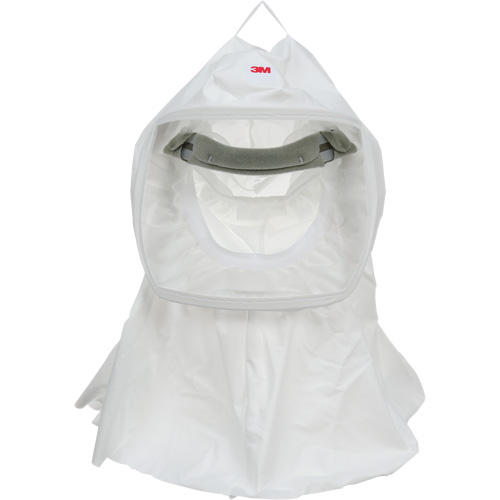 Cagoule Versaflo de haute durabilit&eacute; avec coiffe int&eacute;gr&eacute;e, Grand/Moyen, Coiffe souple, Bavette Simple Quali-T-Solutions