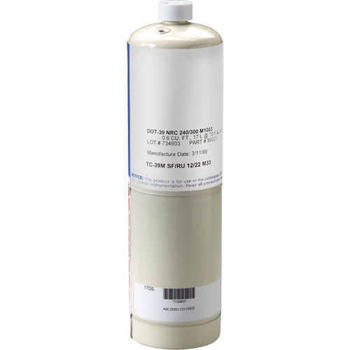 Bouteille de gaz z&eacute;ro Quali-T-Solutions